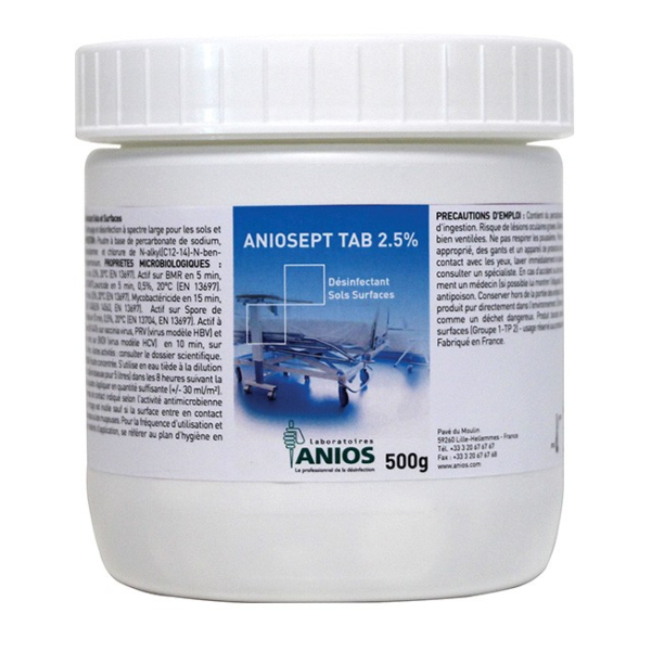 Aniosept Tab 2.5% 500g 150’S